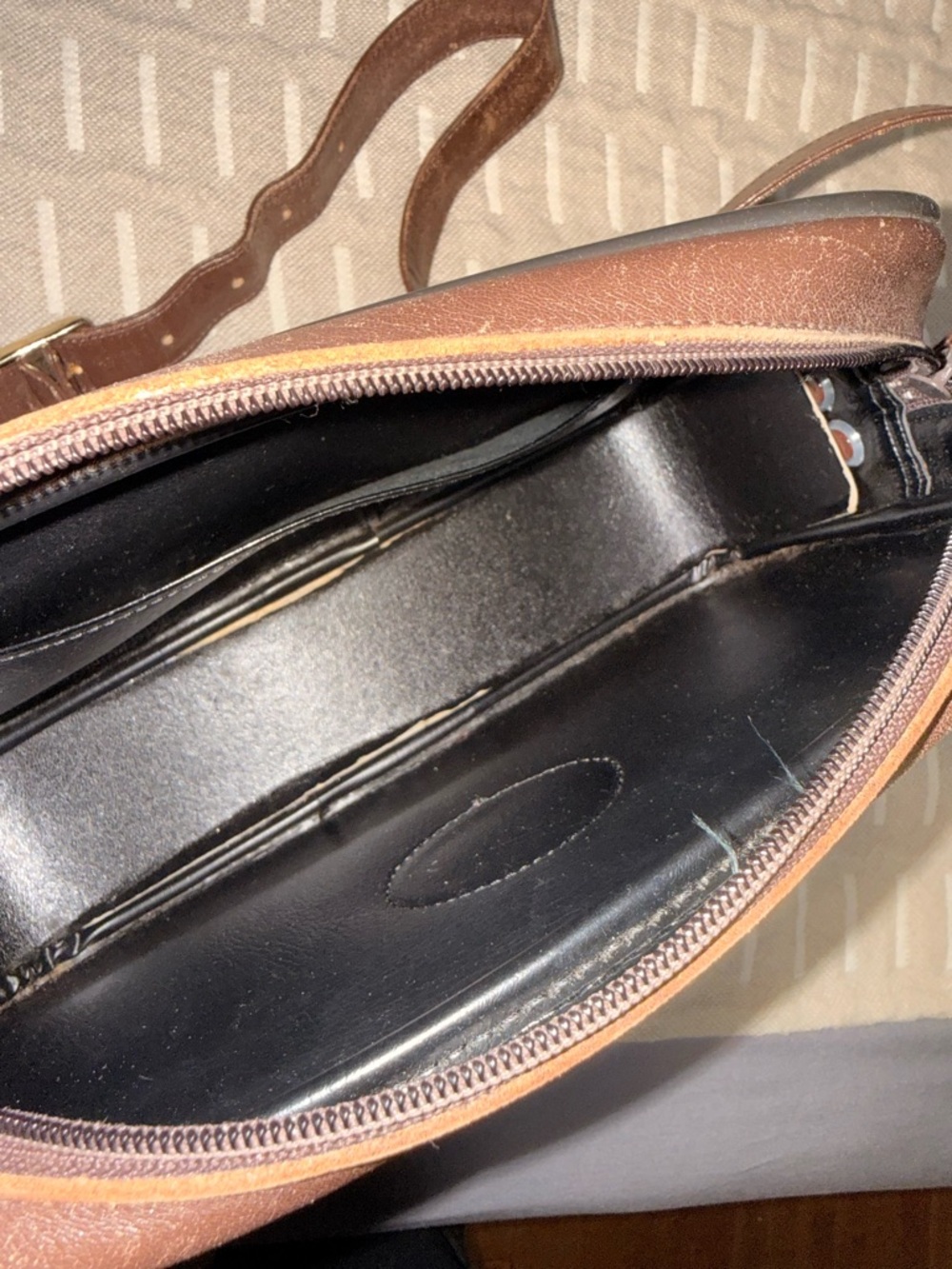 Burberrys Nova Check Shoulder Bag Canvas Beige Auth BA3222 - Picture 6 of 7